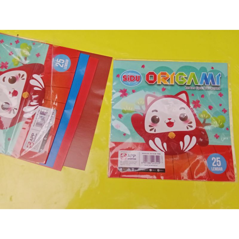 

Kertas Lipat Origami Sidu Uk 16 x 16 Cm