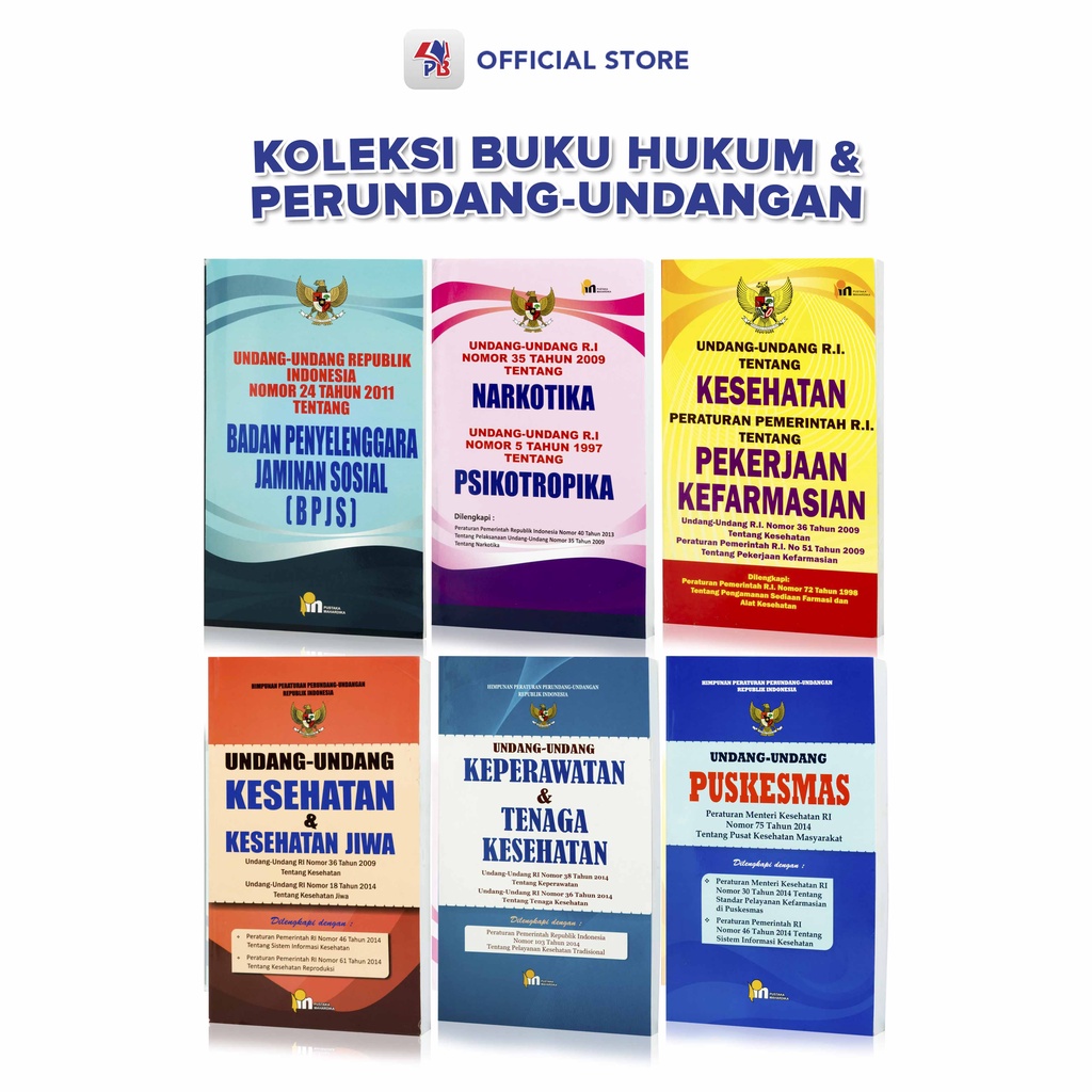 Buku Hukum Ilmu Perundang Undangan : UU Narkotika dan Psikotropika / UU Kesehatan Pekerja Kefarmasia