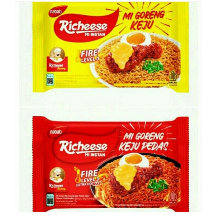 Jual MIE INSTAN RICHEESE NABATI GORENG RAMEN MIE BONCABE BIHUNKU FREE ...