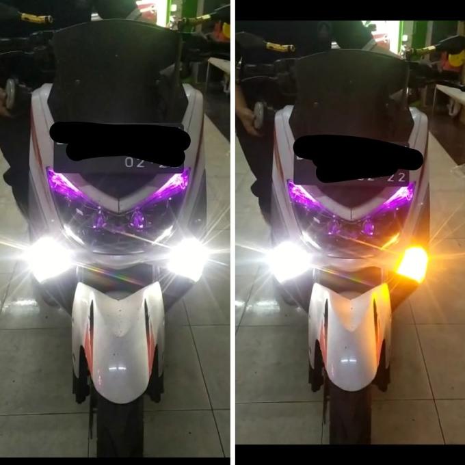 Lampu Senja Led Dan Sen Nmax 155 Aerox Xmax 250 2 Mode LUMINOS 9 NINE TERLARIS TERPERCAYA ORIGINAL