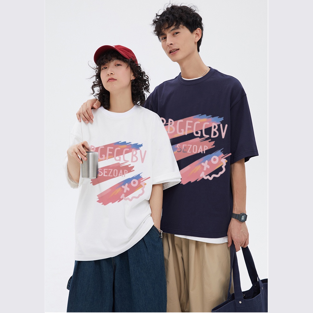 RDGF official shop 2023 winter new couple sweater Korean style kaos pria kaos cowok kaos oversize kaos oversize wanita  kaos hitam kaos murah kaos keren kaos kekinian  kaos t shirt oversize baju kaos murah