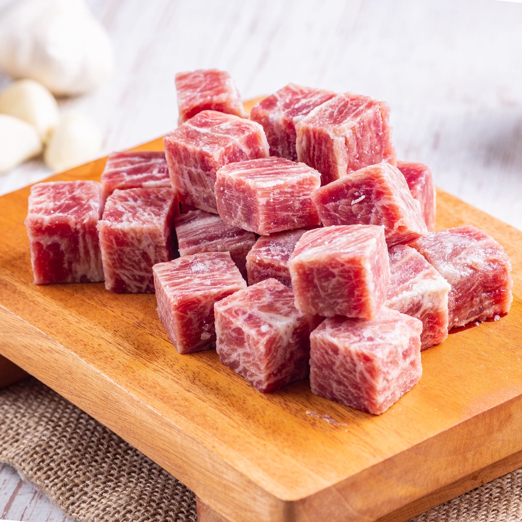 

Saikoro Beef Marble Meltique / Daging Cubes / Halal / 500gr