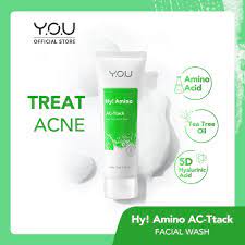 You Hy! Amino Facial Wash | Brightening | Hydrating | Anti Acne | Oil Control 50g Dan 100g