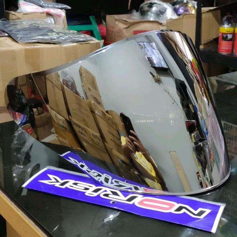 KACA FLAT VISOR IRIDIUM PNP ALV ULTRON KYT NFJ &amp; JPX NOVA X (ORIGINAL NORISK) SPOILER ALV / SPOILER JPX NOVA