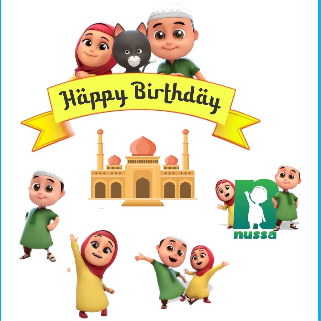 

CETAK TOPPER CAKE ULANG TAHUN / HIASAN KUE NUSSA LABELLE JAYA