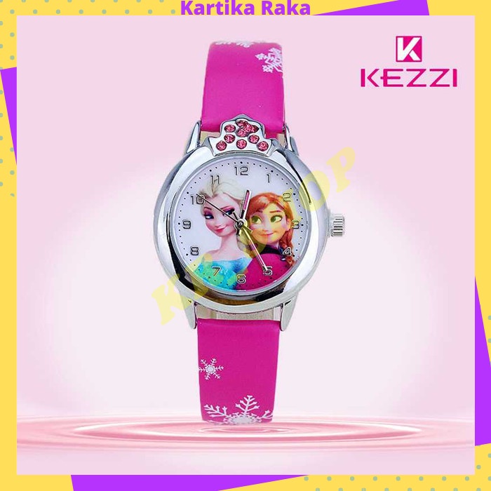 Jam Tangan Jam Tangan Anak Perempuan Analog Karakter Disney Jam Tangan Frozen