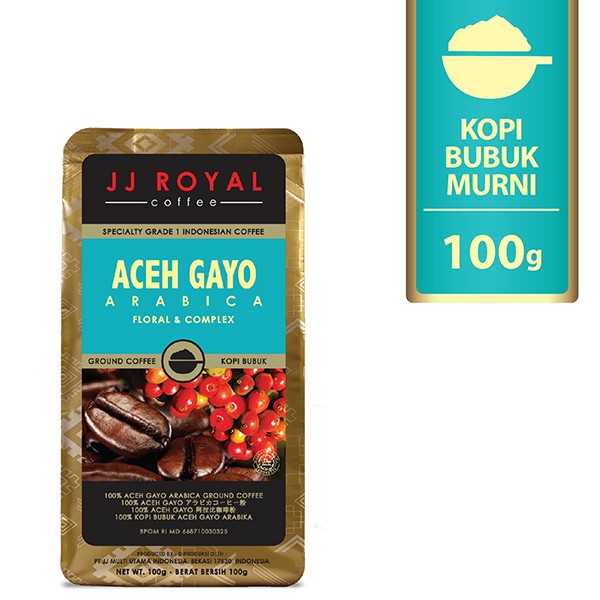 

COFFEE JJ ROYAL ACEH GAYO ARABICA 100 G