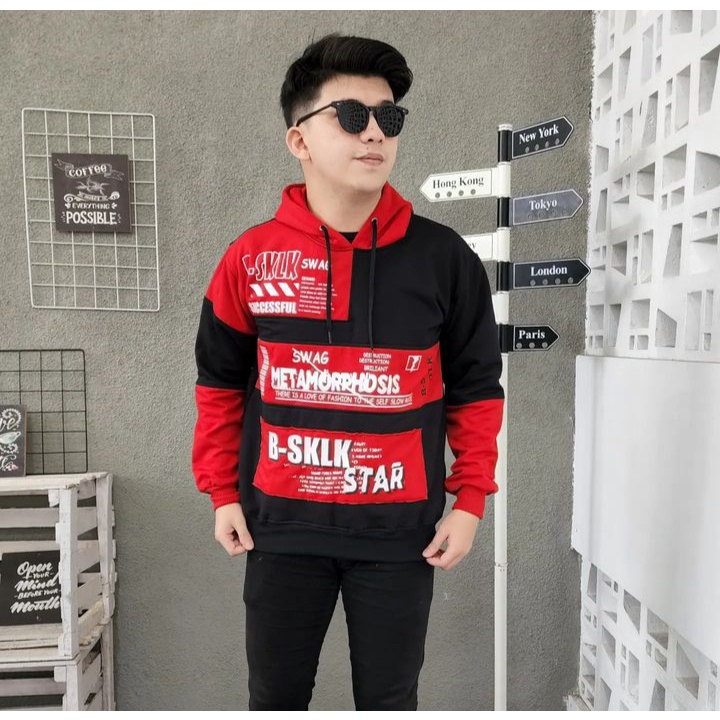 Jacket SWAG METAMORFOSIS Hoodie Sweater Pria Oversize Atasan Kasual Fashion Terkini Trendy Elegan Ala Korean