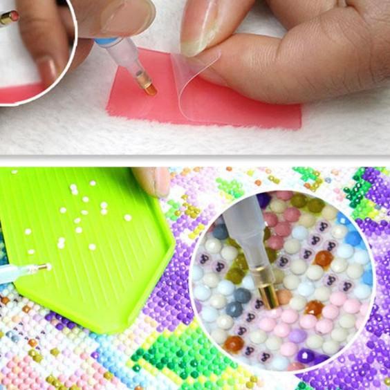 

DIY 5D Diamond Painting Paint By Number Drill Kit Lukisan 30*40cm - Disney 709