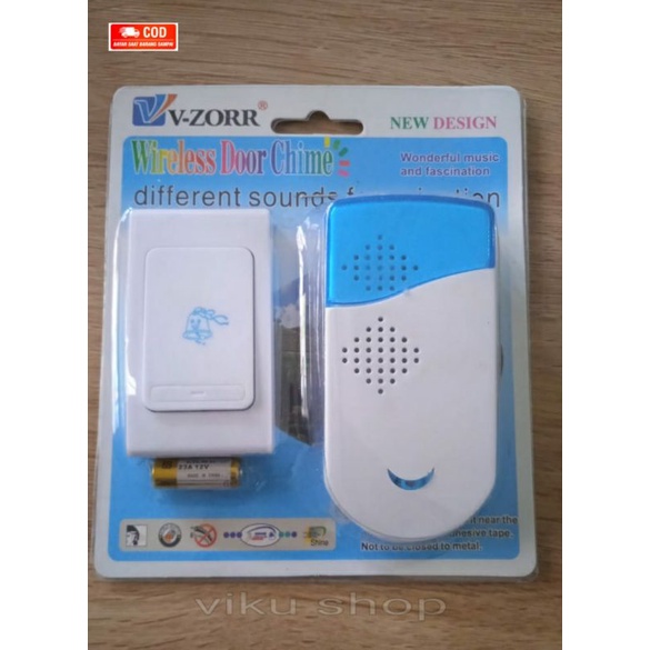 Bel Rumah Tanpa Kabel Wireless Door Chime