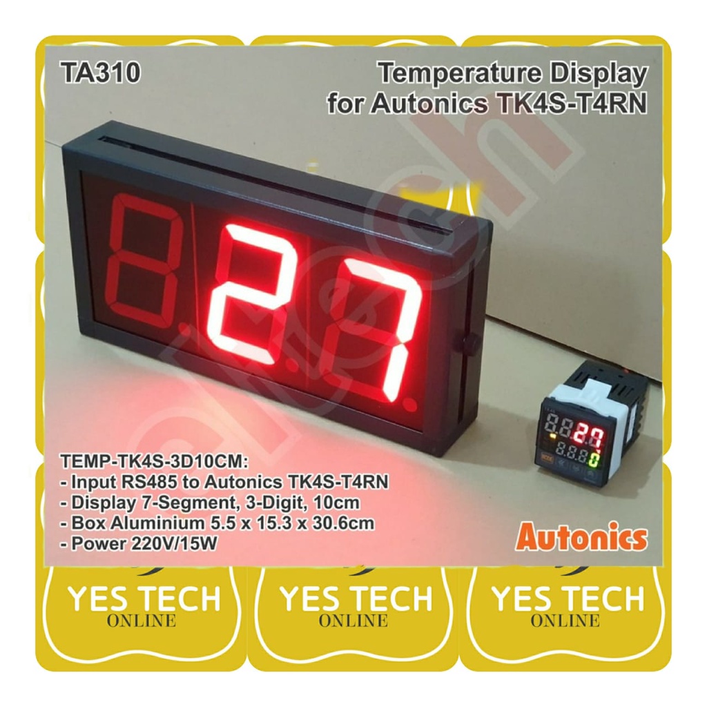 

Digital Temperature Termometer Display Autonics TK4 Ukur Pengukur Suhu