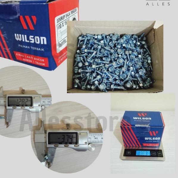 Sekrup Roofing Sekrup Baut Baja Ringan Baut SDS Wilson 10 x 16 mm