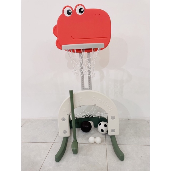 Mainan Ring Basket Sepak Bola 3 in 1 Lion Golf Soccer Basketball Rack MS002 MS003 MS004