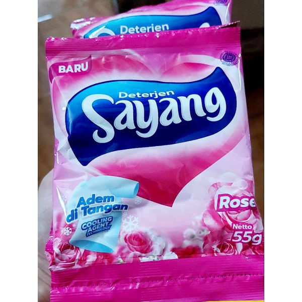 Detergent Sayang Rose 55gr x 6pcs