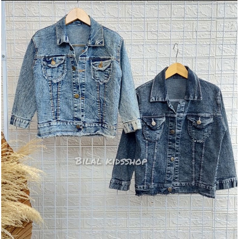JAKET JEANS SNOW RAWIS ANAK 1-12 TAHUN