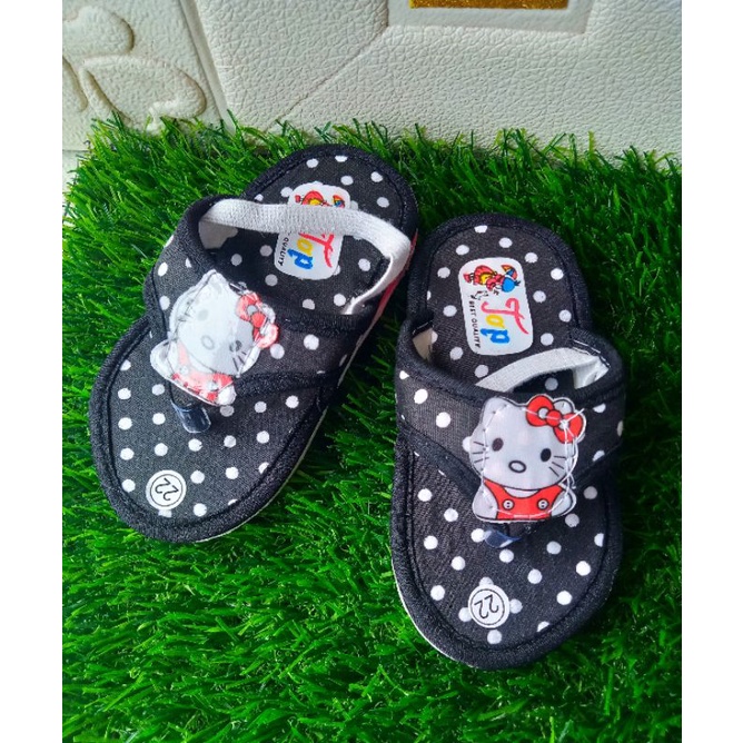 [0-2th] SANDAL BABY BUNYI POLKADOT / SANDAL PREWALKER BAYI PEREMPUAN / SANDAL PREWALKER BUNYI CITCIT