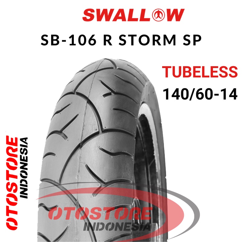 Ban Luar Motor Swallow SB-106 R STORM SP 140/60-14 RING 14 Tubeless  ban motor