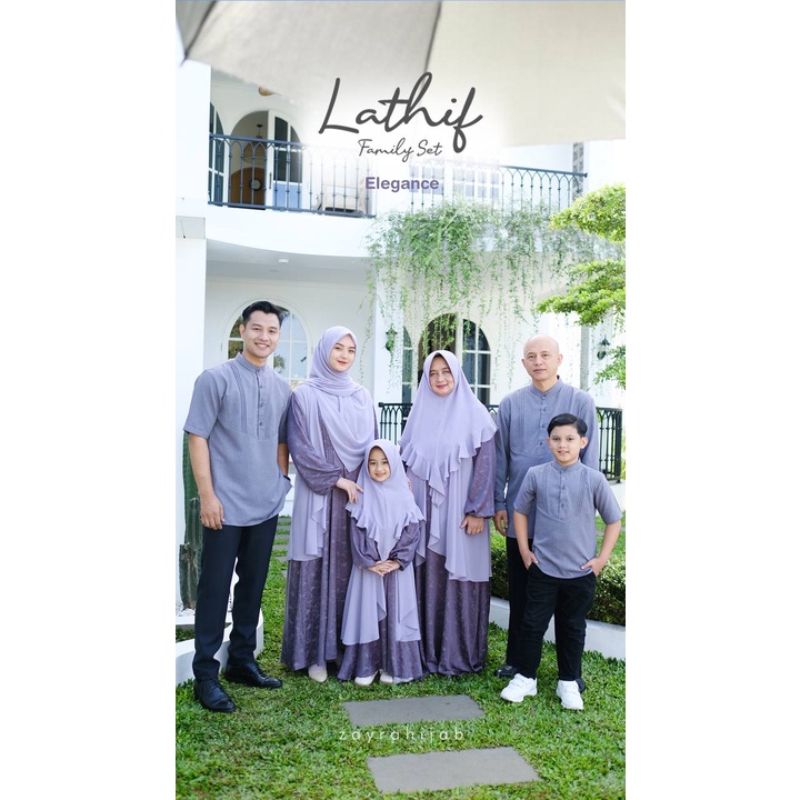 Sarimbit Keluarga. Sarimbit Lebaran. Sarimbit Muslim. Sarimbit Lathif - Zayra Hijab (PRE ORDER)