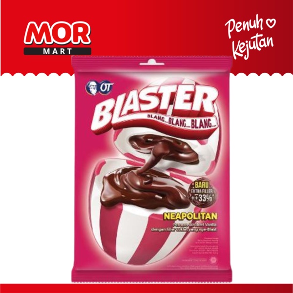 

BLASTER Neopolitan Permen Vanilla Strawberry Mint Isi Coklat 120 gr