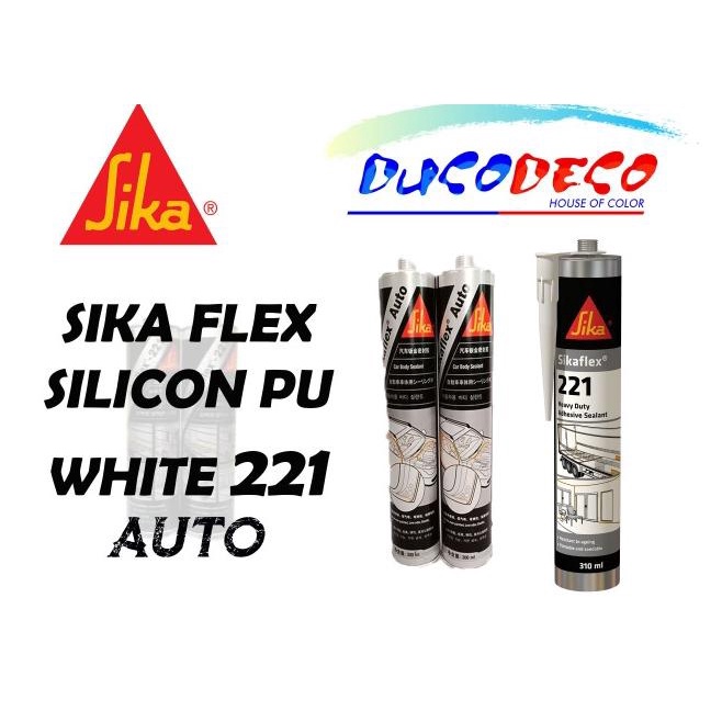 

SEALENT SILEN SEALER SILICON PU SIKAFLEX WHITE 221 - Putih