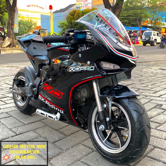 Mot Motor Mini Gp 50Cc Medium Ring 8 Mesin 4Tak