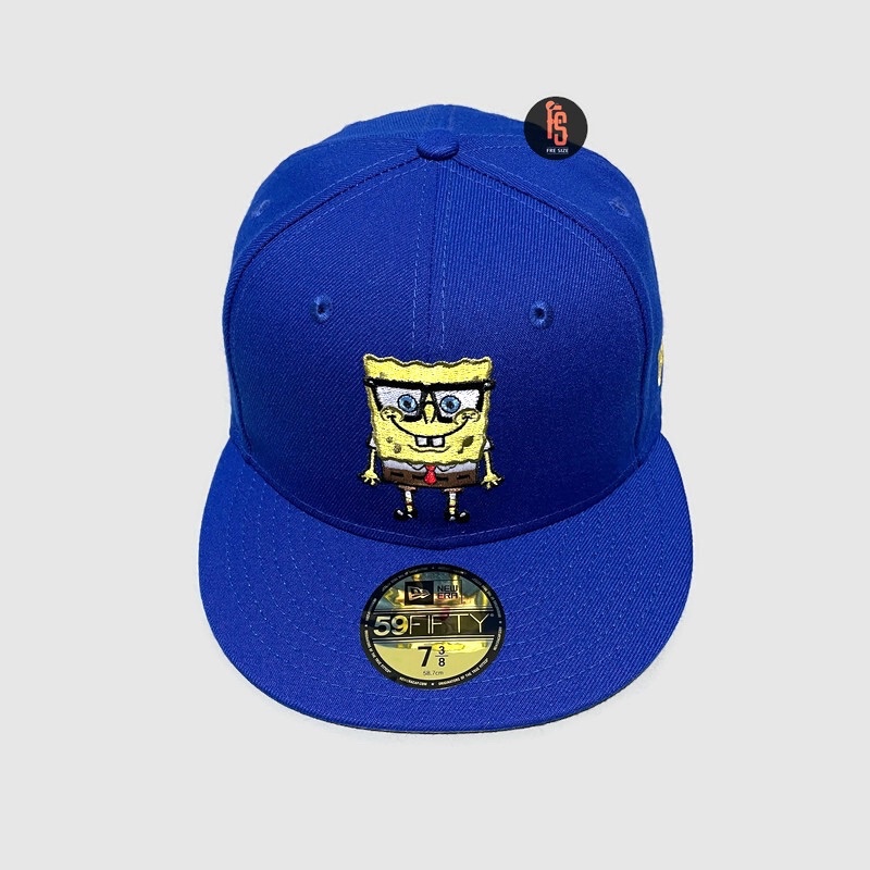 TOPI NEW ERA ORIGINAL 5950 SPONGEBOB GLASSES BLUE UV GREY