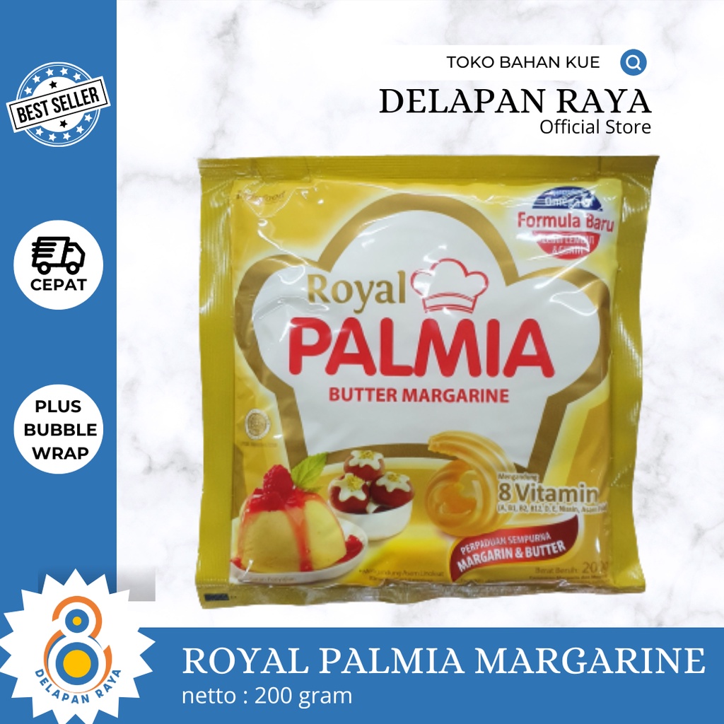 

ROYAL PALMIA BUTTER MARGARINE 200GR - 8Raya