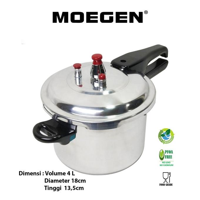 MOEGEN PANCI PRESTO 4 LITER PELUNAK DAGING PRESTO ORIGINAL SERBAGUNA