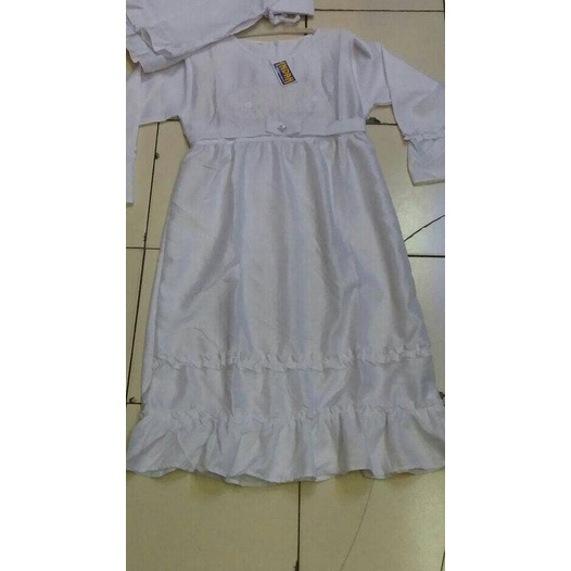 Baju muslim anak / Gamis putih polos