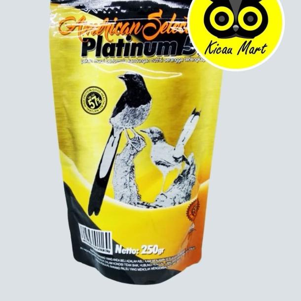 PAKAN VOER AMERICAN SELECTION AMS PLATINUM 250 GR MAKANAN BURUNG MURAI