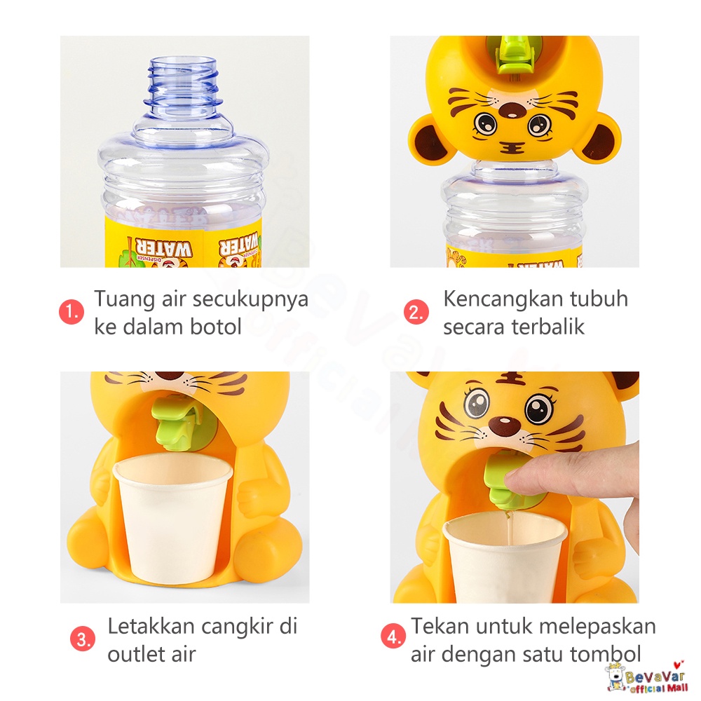 BEVAVAR Mainan Edukasi Dispenser Air Minum Anak / Dispenser Mini Mainan Anak Mini Water Dispenser