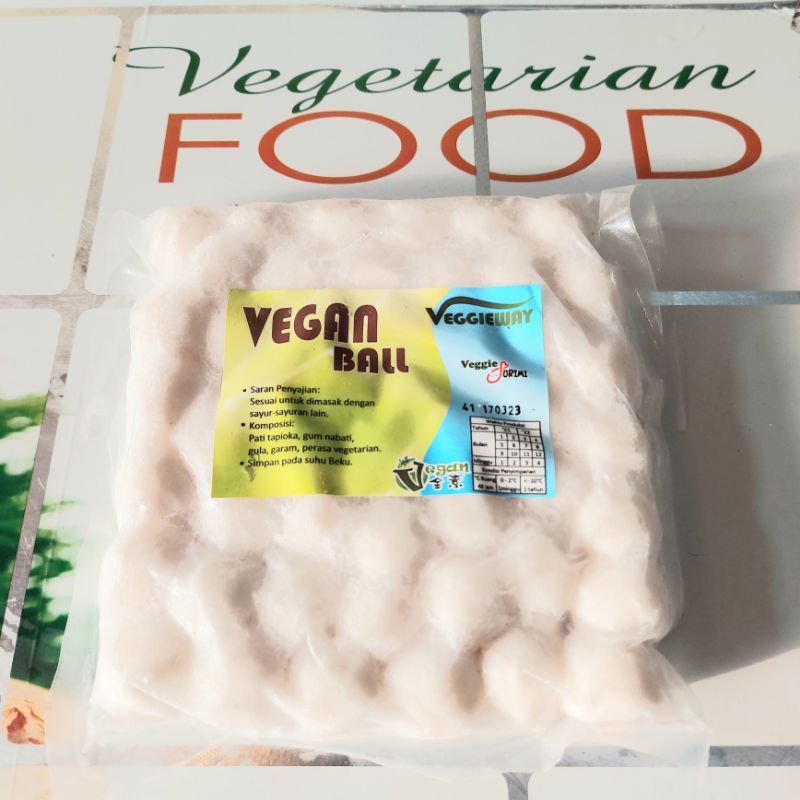 

VEGAN BALL, 520g, ( FROZEN FOOD), HALAL, VEGAN, VEGGIE WAY
