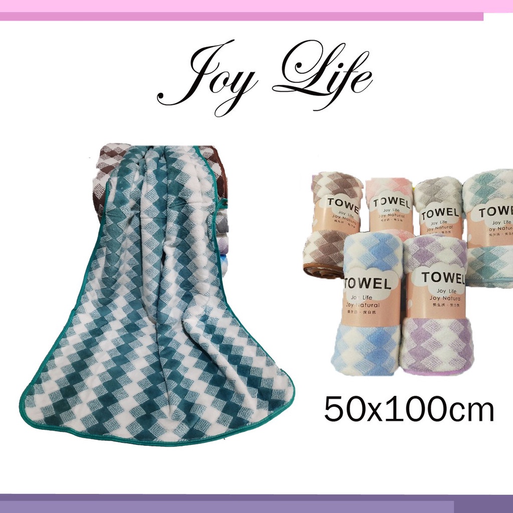 MH Handuk Microfiber Towel Joy / Xin Ju Yuan / Sarang Lebah / Felicity Uk 50x100 Paling Termurah