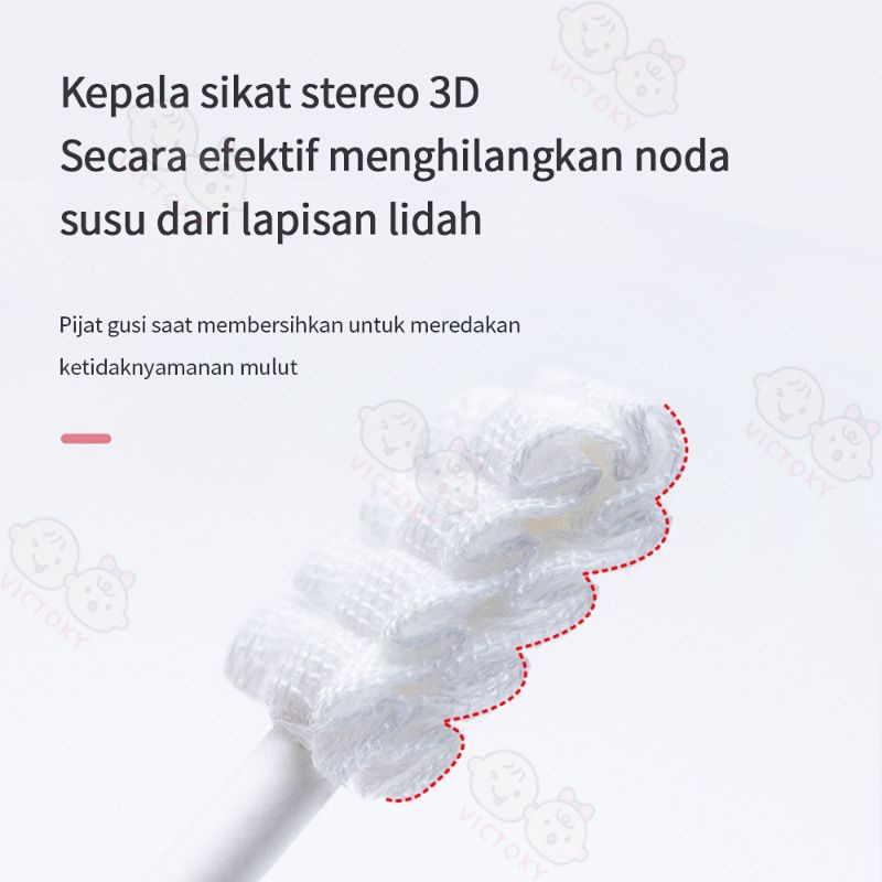 [rumahbayipdg] Kasa stik pembersih mulut bayi kain kasa steril 30 pcs