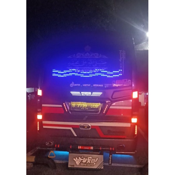 Tail lamp text elf/hiace ukuran 120cm 12v/24v