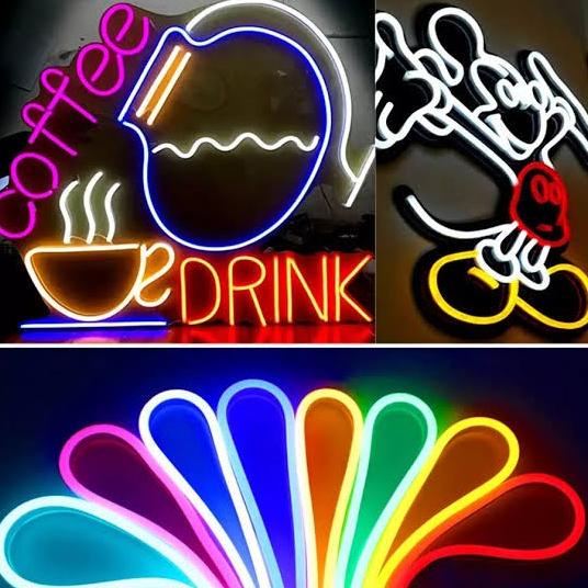 Led Neon Flexible 12v 5 meter Led Strip Neon Flex 5m Waterproof IP65