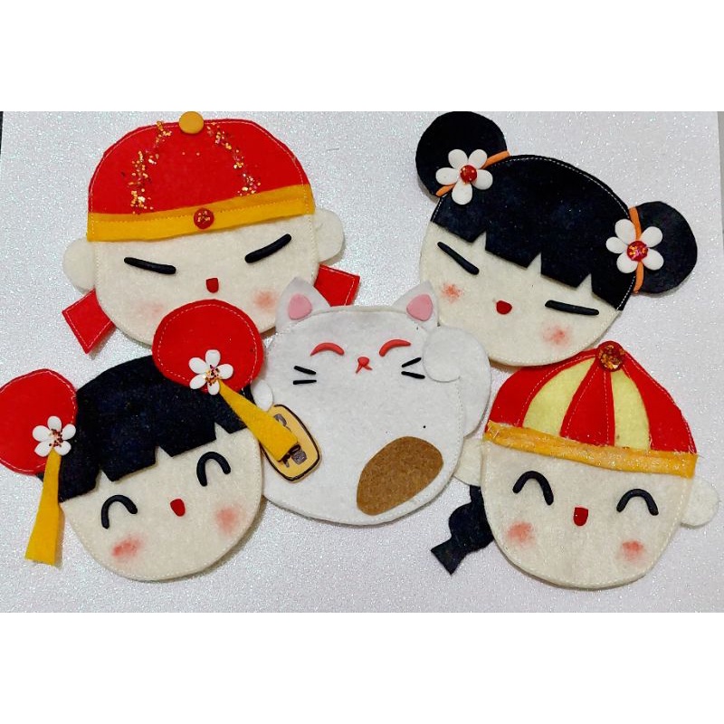 

Angpau Amplop Imlek Sincia Dompet Flanel
