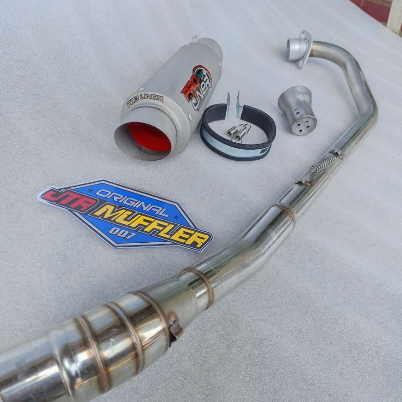 Knalpot racing PROLINER jupiter mx 135 old new mx king 150
