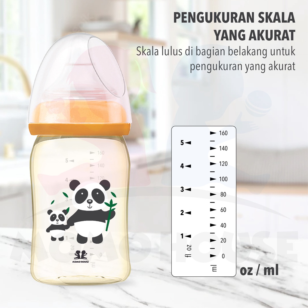 MOMO HOUSE PPSU Botol Susu Bayi Botol Bayi Wide Neck Bottle Botol Susu Baby Botol Bayi Ppsu 5oz/9oz