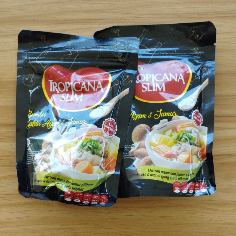 

Tropicana Slim Bumbu kaldu ayam jamur 100gr