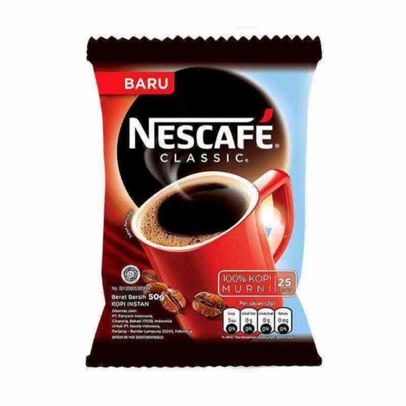 

KOPI NESCAFE CLASSIC 50 GRAM