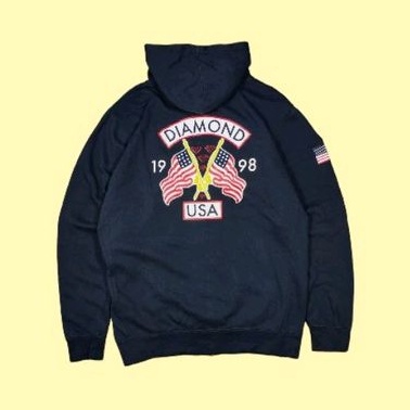 zip hoodie diamond supply