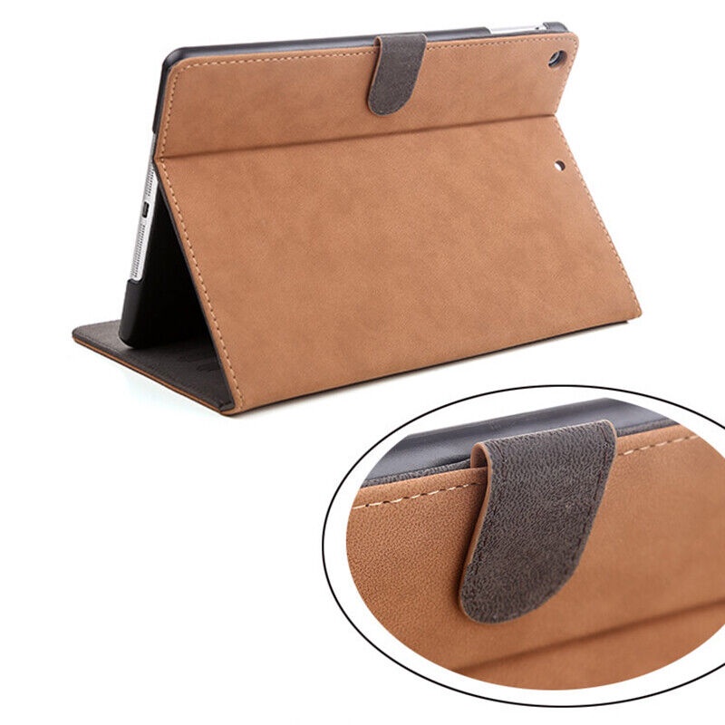 Flip Case Bahan Kulit Magnetik Untuk iPad 10.2 2019 Air 10.5 6th 9.7 7th 8th 9th Air5 4 10.9 Pro 11 M1 2021