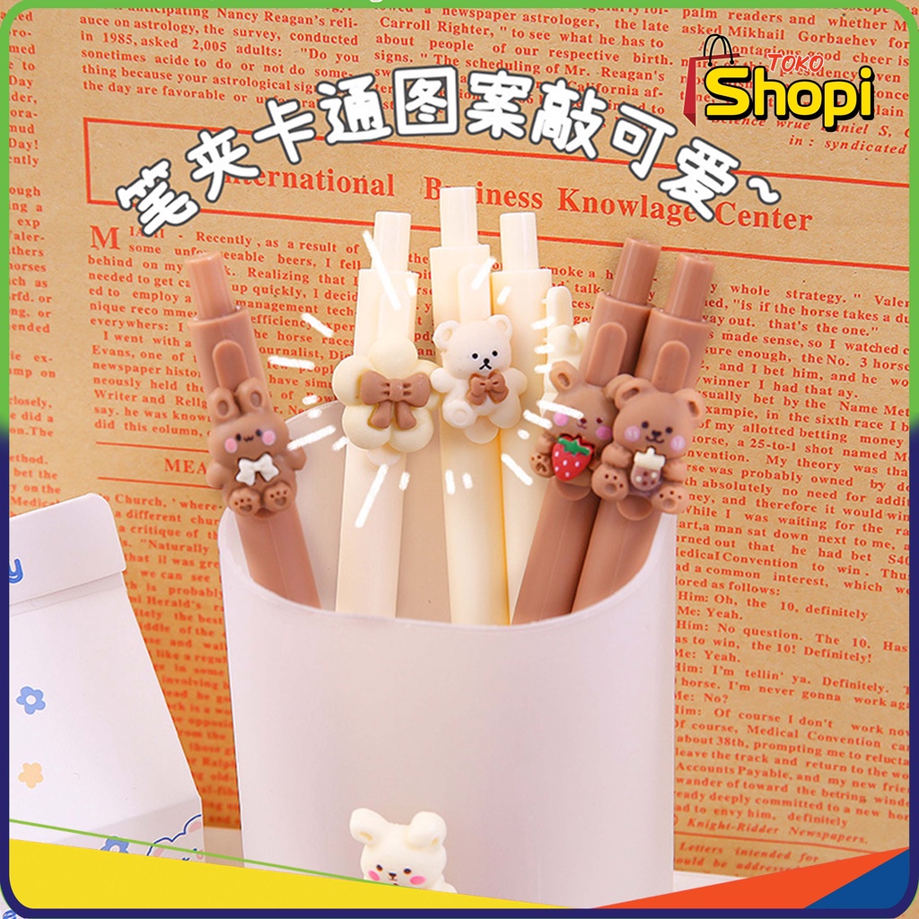 

Pulpen Karakter Beruang Pena Sekolah Lucu Pen Korea 885