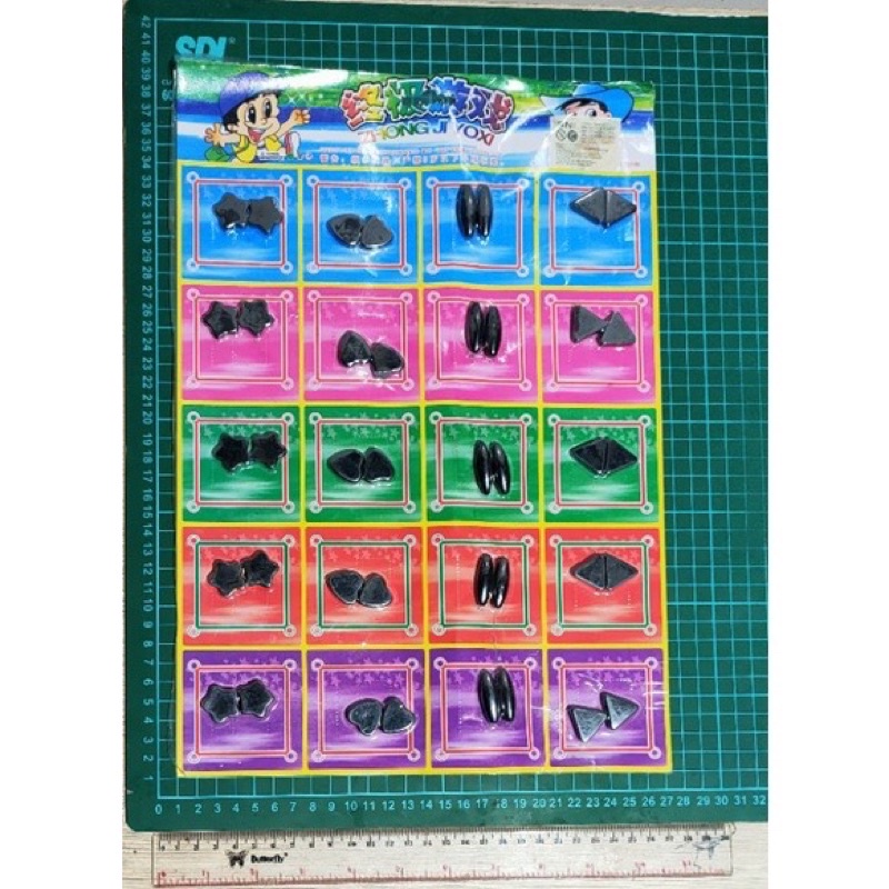 Mainan Magnet Kancing isi 2 pcs / Magnet sekolah