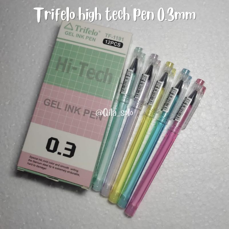 

Bolpoin Gel / Pena Gel / Gel Pen Trifelo Hi-Tech 0,3