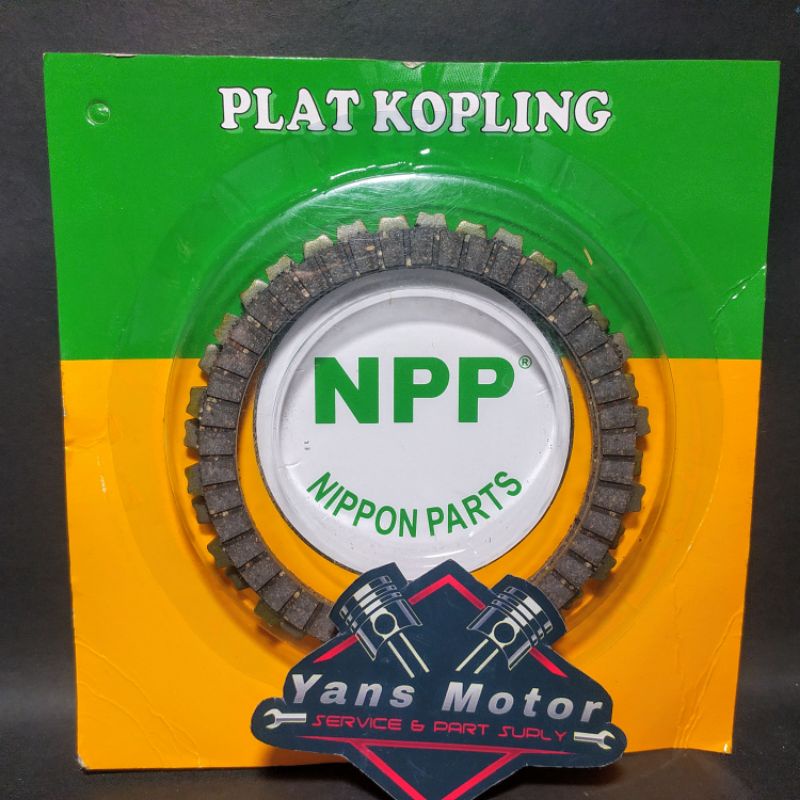PIBER KOPLING KAMPAS KOPLING PLAT KOPLING(SATU SET) VEGA ZR LAMA 2009 MERK NPP