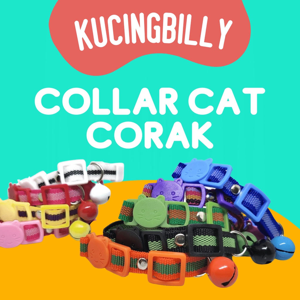 Collar cat corak