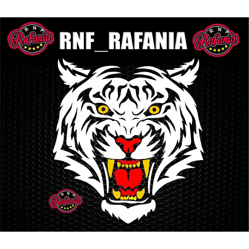 STICKER MACAN HARIMAU CUTTING PART 2