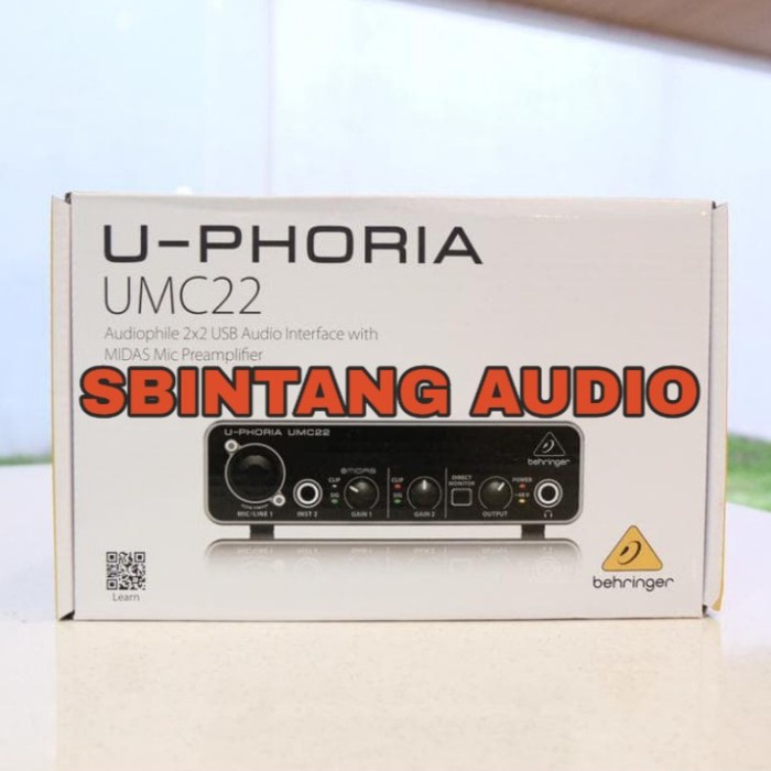 Soundcard Behringer Umc22